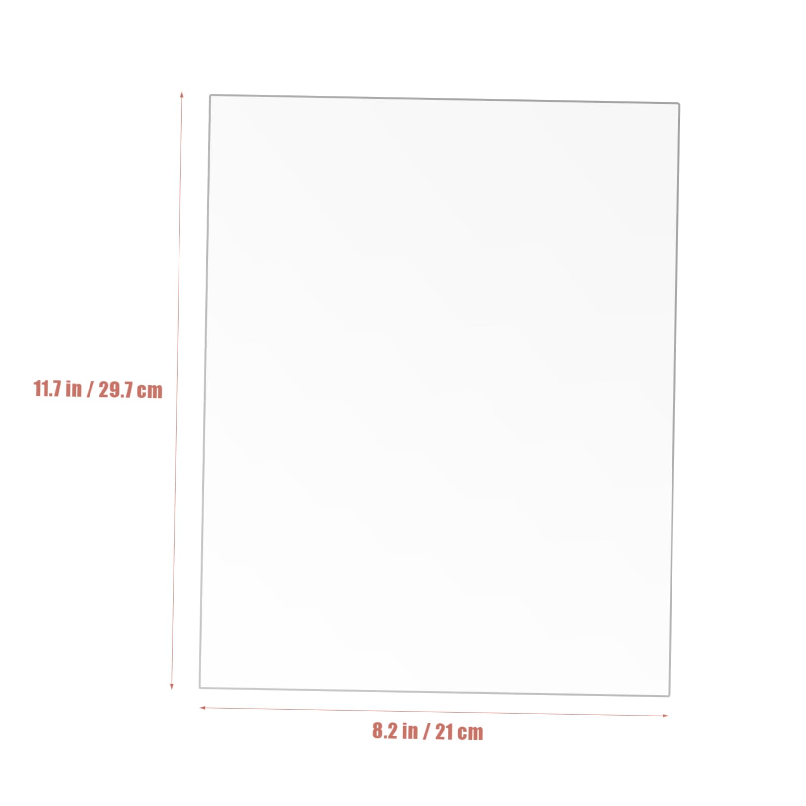 SEWACC Plastic Painting Boards 10 Sheets A4 Lightweight Resistant to Cracks Ideal for