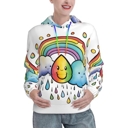 Sweat à capuche arc-en-ciel femme : oubliez les pulls ternes et inconfortables