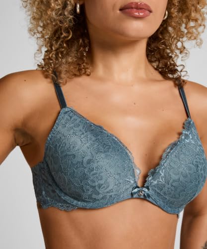 HUNKEMÖLLER Vorgeformter Push-up-Bügel-BH Marine - Stormy Weather - 70A – Ansicht 4