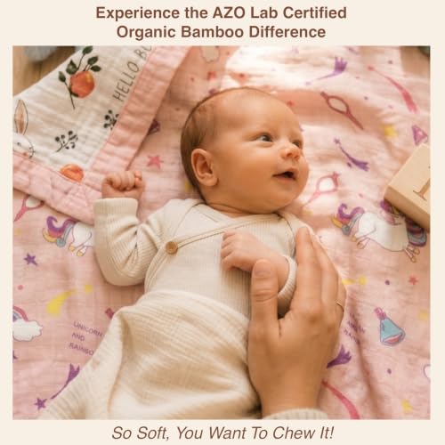 Image of DOTMOM Premium Bamboo Baby Blanket | Hypoallergenic, Antibacterial, Highly Breathable, Super Soft, 0 to 3 Years