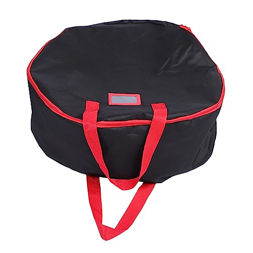 Levemolo 1pc Christmas Wreath Storage Bag Oxford Cloth for Holiday Decorations for Storing Wreaths and Garlands