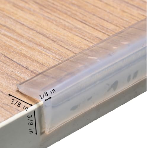 Image of Edge Protector Baby Proofing Corner Guards, Clear, 3 /4x3 /4 in Depth, 6 FT
