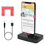 Yasoku スマホ振り子【2025業界新開発・平均1時間約ステップ10000】スマホスインガーラー USB充電式タイプ 横揺れ 歩数稼ぎ 変速 自動孵化装置 自動歩行 回転スイング ドラクエ ウォーク/静音 耐磁保護 滑り止め 組み立て不要 使用簡単 スマホ&iPhone&Android対応 スタンド