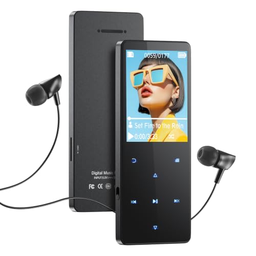 64 Go Lecteur MP3 avec Bluetooth 5.3, Lecteur de Musique Portable