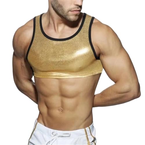 Camiseta sin mangas para hombre contra el sudor chaleco ajustado cómodo que no roza