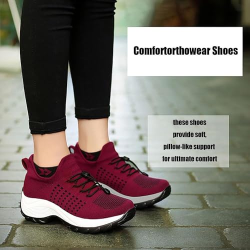 Comfort Wear Orthowear Shoes for Women Air Cushion Support with Insole, Plantar Fasciitis Relief3
