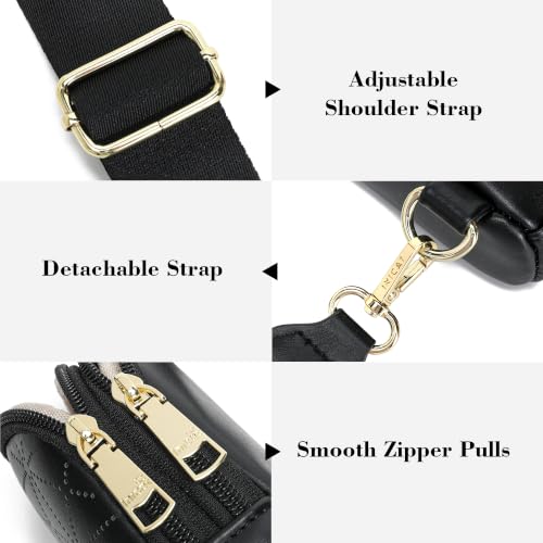 Image of INICAT Lightweight Small Crossbody Sling Bag for Women | Mini Travel Purse,Multi-pocket with Card Slots,Durable Vegan Leather,Everyday Carry