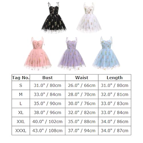 Robe à bretelles spaghetti en tulle à fleurs romantiques