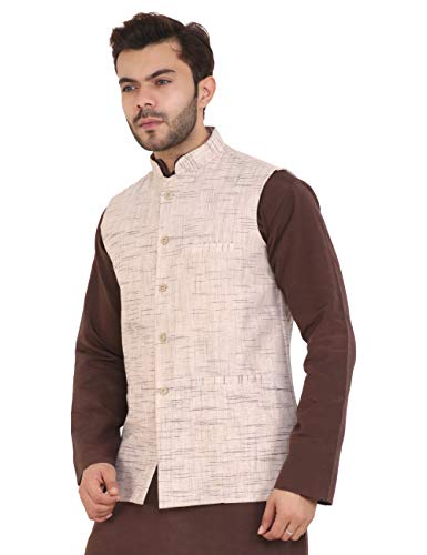 Image of LATEST CHIKAN Men's Textured Nehru Jacket