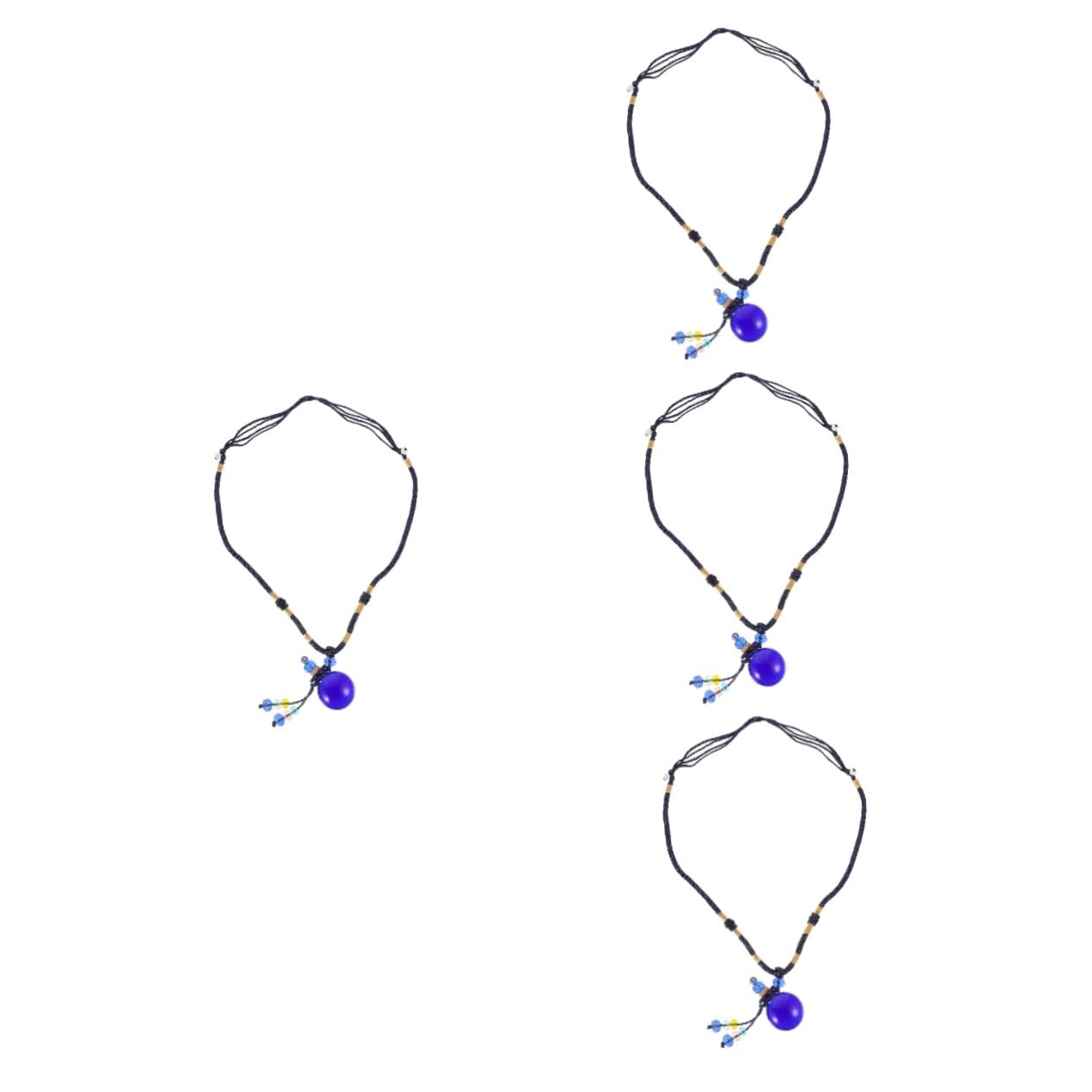 LIFKOME 4pezzi Collana Con Ciondolo Diffusore Di Oli Essenziali Pendente Creativo Per Accessorio Chic Per Eventi e Occasioni Speciali