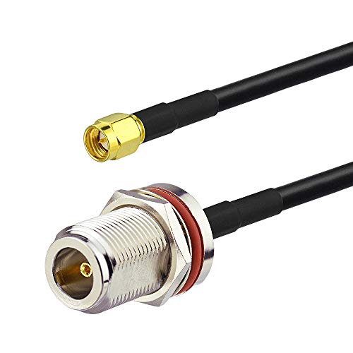 Bingfu Sma Male To N Female Low Loss Ksr195 Coaxial Adapter Cable 3 Feet 1M Compatible With 4G Lte Wireless Router Gateway Cellular Rtl Sdr Usb Ads-B Receiver #TOP5