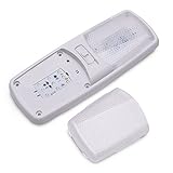 MICTUNING 12V LED RV Ceiling Double Dome Light Fixture 11.5 inches RV Interior Lighting with Switch for Trailer Camper (Warm White, Pack of 1)