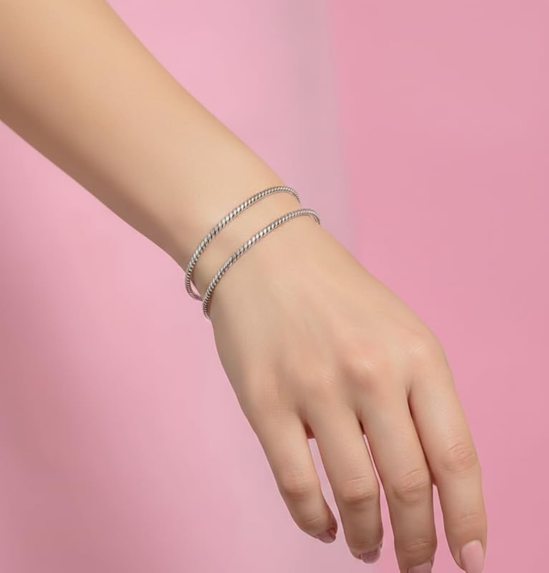 925 Sterling Silver Rassa Design Oxidized Bangle Churi for Women