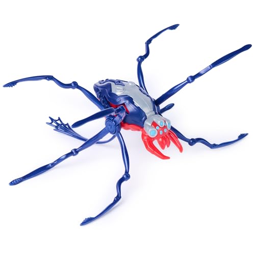 Image of HEX Bots Skitter Bot Spider, Robotic Kids Toys with Insect-Like Movement for Indoor /Outdoor Play, Robot Toys for Boys & Girls Ages 4 & Up, Red