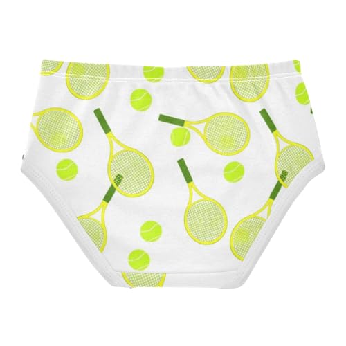 Flower Toddler Girls Underwear 2t Cotton Girl Panties Cute Tennis Fun Yellow Kids Undies Briefs2