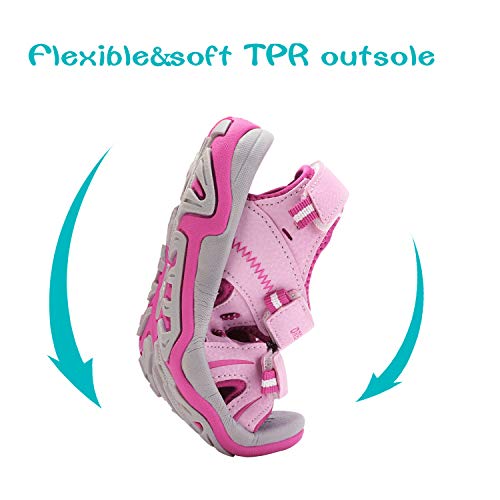 Image of DREAM PAIRS Boys Girls Sandals Kids Athletic Summer Sports Water Shoes for Toddler /Little Kid /Big Kid