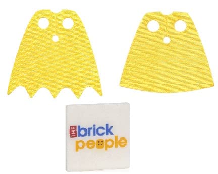 LEGO Accessories: Superheroes Replacement Batgirl and Robin Yellow Capes (Starched)