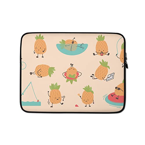 Funda para portátil Renerded con diseño de piña miniatura 1