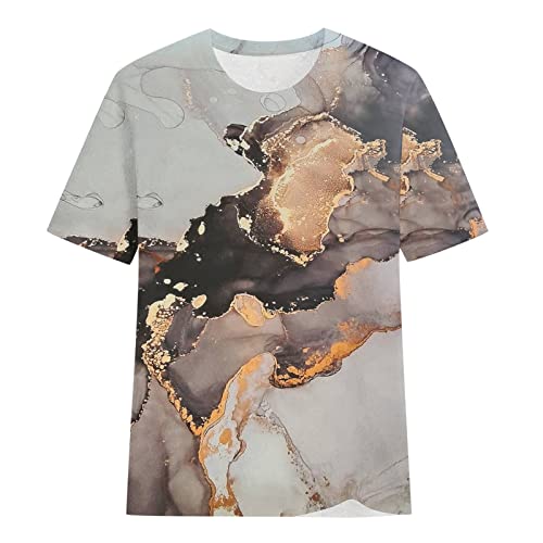 Funny 3D Graphic Tops For Women Cute Cat Graphic Tees Casual Crewneck Loose T Shrits Summer Short Sleeve Blouses #TOP1