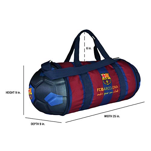 Official FC Barcelona Soccer Ball Duffle Bag