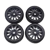 pneu buggy 1/10 Jante de roue avec 17mm Drive Hex.
