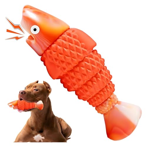 WinTour Jouet Chien Indestructible, Jouet pour Chien À Mâcher pour Mâcheur Agressif, Jouets pour Chiens Race Moyenne Et Grande, Jouet À Macher Durable Son Grinçant...