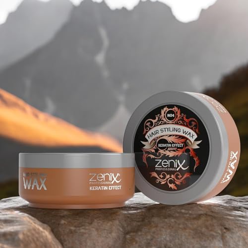 Zenix Hair Styling Wax KERATIN EFFECT Aqua Wax 150 ml || Hair Gel Wax || Edge Control for Men & Women || Long Lasting Hair Wax || Hair Shaper Wax (ORANGE) - Image 5