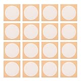 Milisten 20 Stück vormontiertes Xuan-Papier, blanko, chinesisches Shikishi-Reispapier für Bastelarbeiten, Malerei, Kalligraphie, Wandkunst, Dekoration, 33 x 33 cm