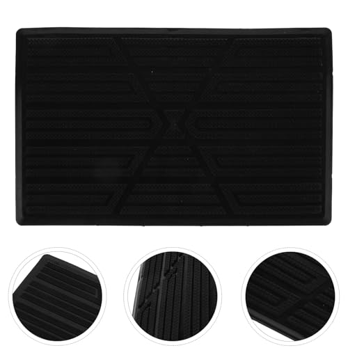 CATIEBYE Parche para Alfombrilla de Suelo de Coche Negro, Almohadilla de Goma Antideslizante Resistente, Protector para Pedales y Reparación de Alfombras Automotrices, Accesorio Interior - imagen 4