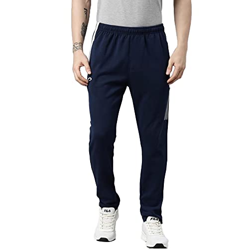 Image of Proline Colorblocked Cotton Regular Fit Mens Track Pants