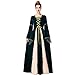 Produktbild PROTAURI Damen Halloween Königin Kostüm - Frauen Langarm Mittelalter Kleid Gothic Retro Kleid Renaissance Prinzessin Cosplay Party Outfit/S-XL