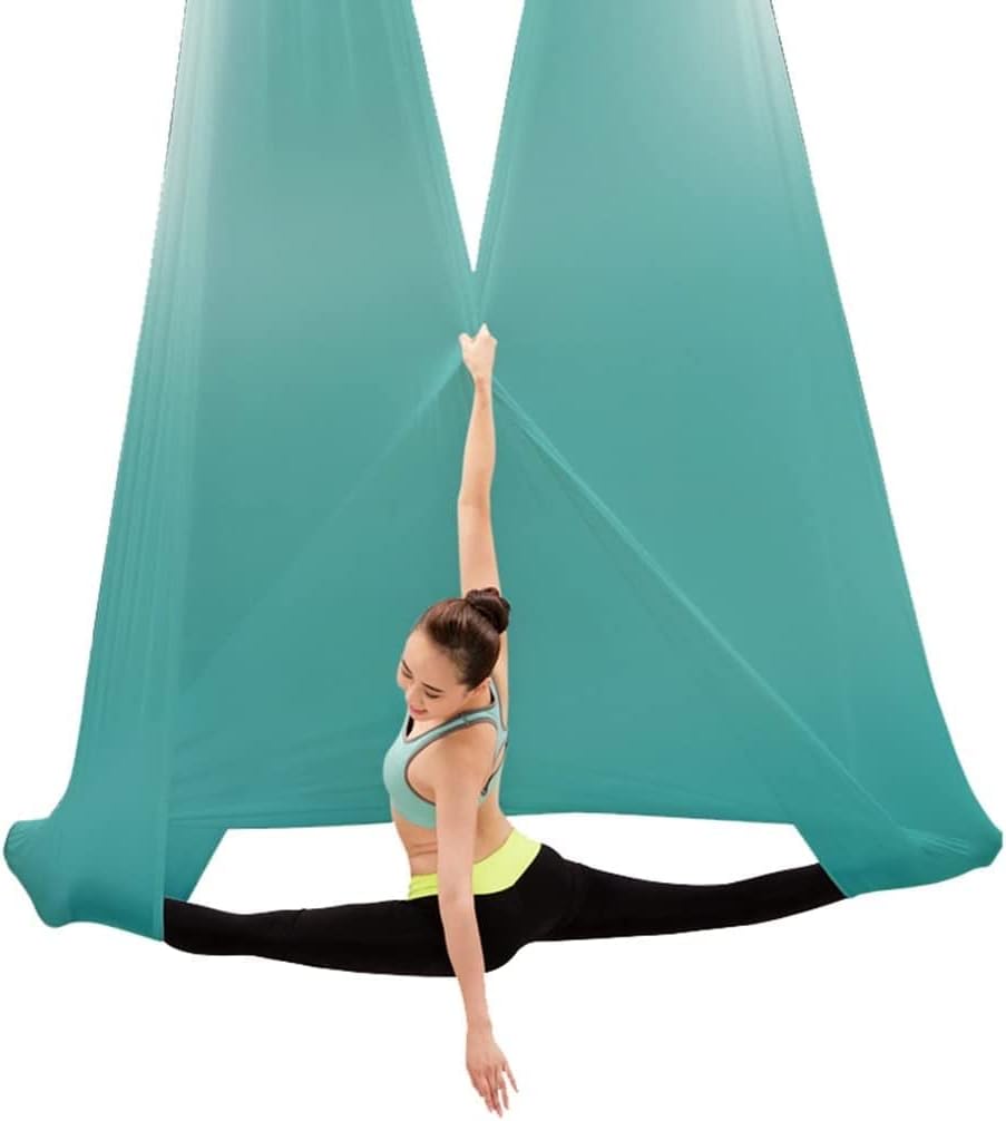 LJYT 5 Meters Long Yoga Swing Yoga Hammock Yoga Antigravity Yoga Hammock for Indoor Or Outdoor