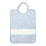 Bavetta MELMAN cm. 26x34 con elastico e inserto da ricamare - Bavaglini in spugna Cotone 1...