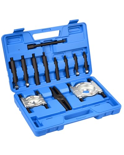 DAYUAN 12 TLG Lagerabzieher Set Polradabzieher Trennmesser Satz Lager Abzieher inkl. Koffer
