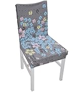Mumusuki Dining Room Chair Covers Set of 4,Stretch Dining Chair Cover Washable Cloth Kitchen Chai...