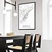 Modern Black & White Poster of Monaco Monte Carlo Principality of | 11x17 12x18 16x24 24x36 Unframed Print Wall Art | Minimalism City Traveler Gift | Minimalist Home Office Decor