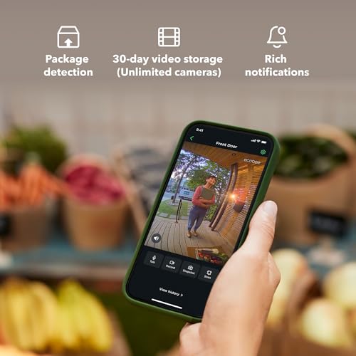 Image of ecobee Smart Security Advanced Plan 1 Year Subscription, Unlimited Cameras, 30-Day Video History, Person Detection, Package Detection, Arm and Disarm, Cancel Anytime | ecobee Smart Security Advanced Plan 1 Year Subscription