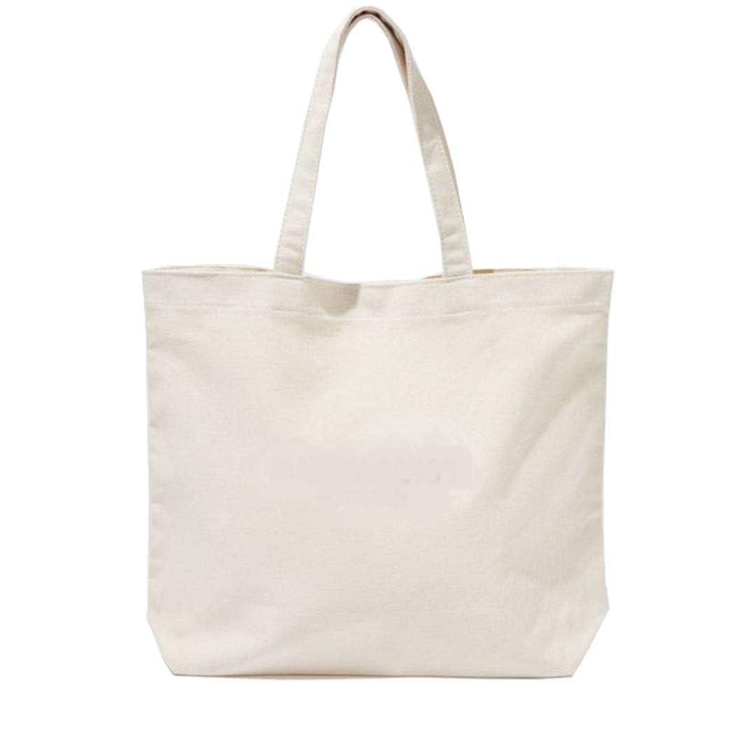 Gujvilla Large Canvas Tote Bag For Women, Plain Tote Bag For Painting Without Zipper, Cotton Bags For School/Gym/Shopping/Beach & Groceries, Diy Gift Bags, 16"X15", Beige-image-6