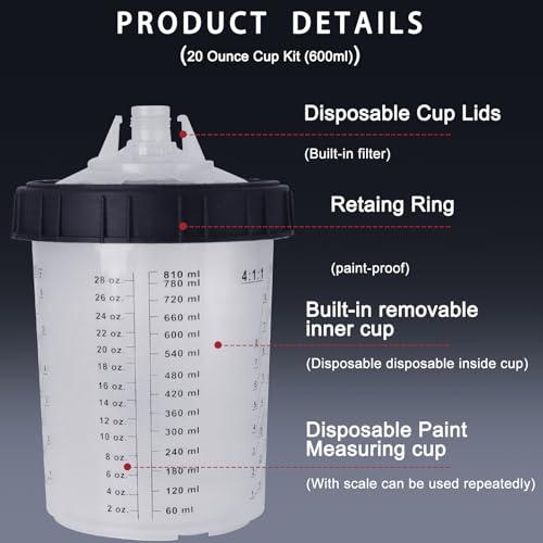 Vaso para pistola de pintar 12 Imagen adicional