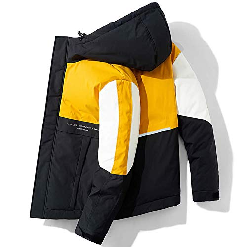 Doudoune d'hiver pour homme chaude et ample à capuche réglable