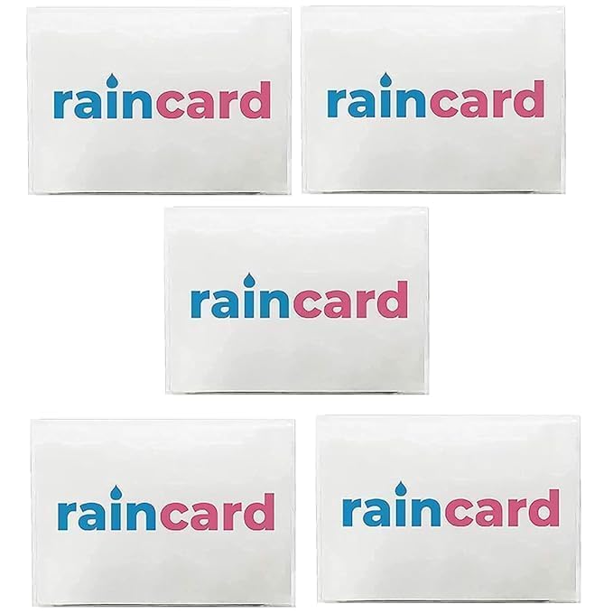 carenets Portable Rain Card Pack of 5 - Transparent Disposable Raincoat for Men & Women | Credit Card Size Pocket Rain Poncho for Travel, Hiking & Emergency | Lightweight, Waterproof & Fits in Wallet-picture-26