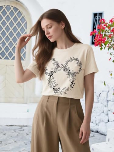 Image of Magic Kingdom Castle Shirt Holiday Short Sleeve Boho Clothes for Women