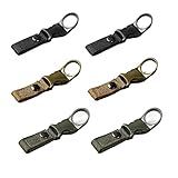 【Einfache, leichte, schnelle】 Nylon Gürtel Karabiner ist sehr leicht und spürt sein Gewicht kaum. Es spart Energie beim Tragen. Es wird durch eine Klettschnalle befestigt und kann mitgenommen werden. Es ist einhändig bedienbar und kann Wasserflaschen schnell verbinden/trennen.