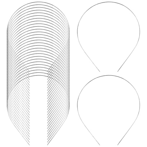 Serre-têtes fins en vrac Lawie de 1,2 mm en fil de fer dur avec base ronde pour loisirs créatifs