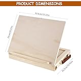 COZHYESS Table Easel, Wooden Table Easel, Wooden Adjustable Table Box Easel with Storage Drawer, Portable Folding Artist Drawing & Sketching Board for Adults, Students, Beginners, Artists Painting - Image 8