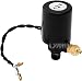 Vixen Horns 1/4" NPT 12V Electric Air Valve (Solenoid) 200PSI for Train/Air Horn Black VXA7164B