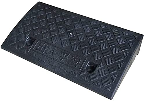 Rampa para bordillo de entrada, rampa para silla de ruedas y carritos, 5 cm de altura, resistente a la lluvia, forma triangular, portátil, para cochecitos, carretillas y motocicletas miniatura 1