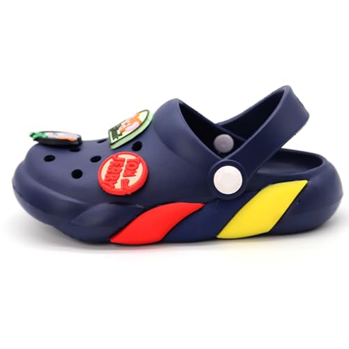 Image of SVAAR x Tom & Jerry Slingback Clog Shoes for Boys & Girls || Indoor & Outdoor Sandals Clogs for Kids with 6 Tom & Jerry Charms