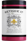 Retique It Chalk Furniture Paint by Renaissance DIY, 32 Fl Oz (Pack of 1), 54 Cerise, 32 Ounce