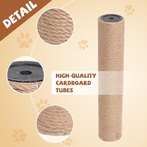 Newgtuizi X6ZP5L240730KGYFUS Cat Scratching Post Replacement,2Pcs Sisal Pole Cat Tree Replacement Post thumb #5